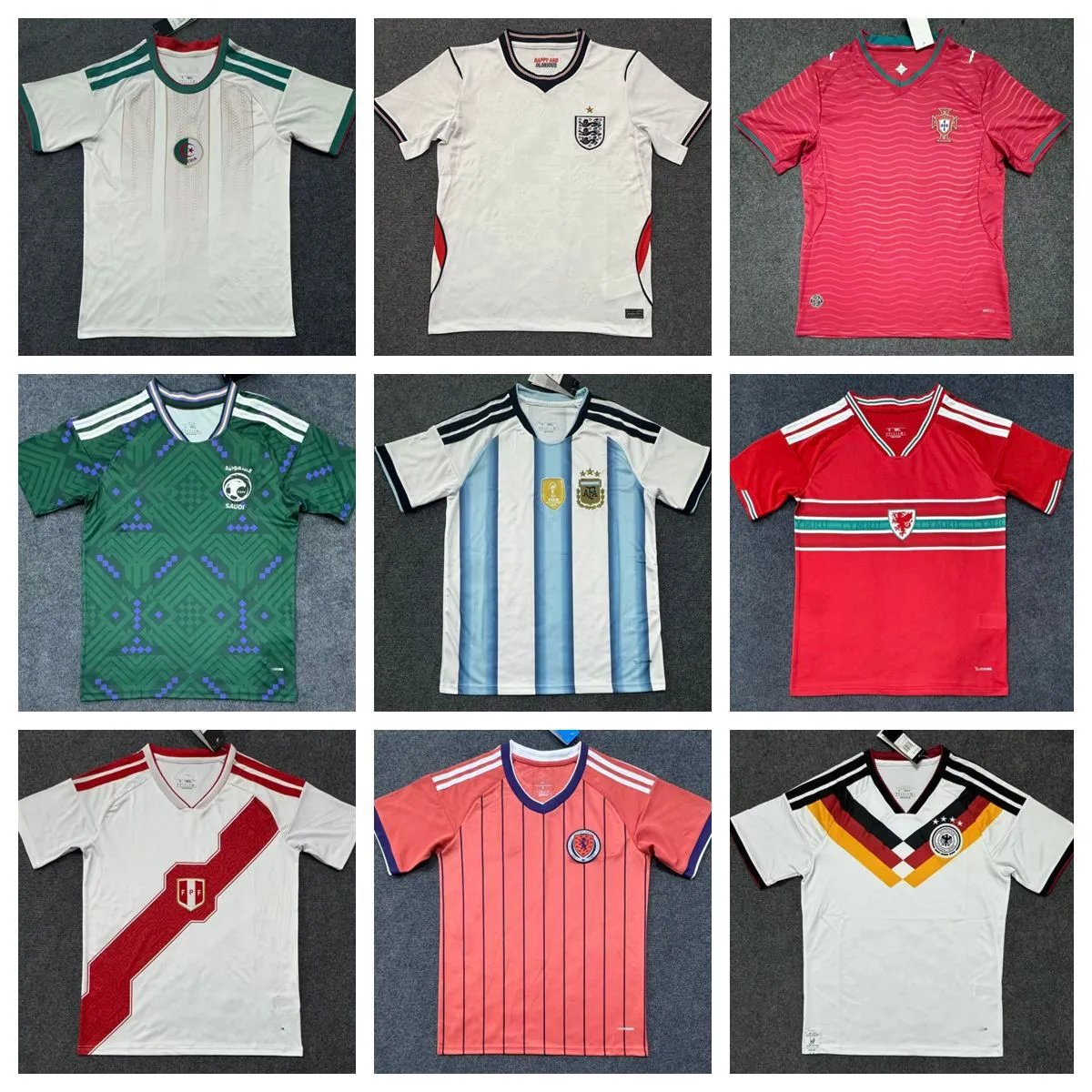 Official National Team Soccer Jerseys for Men and Kids