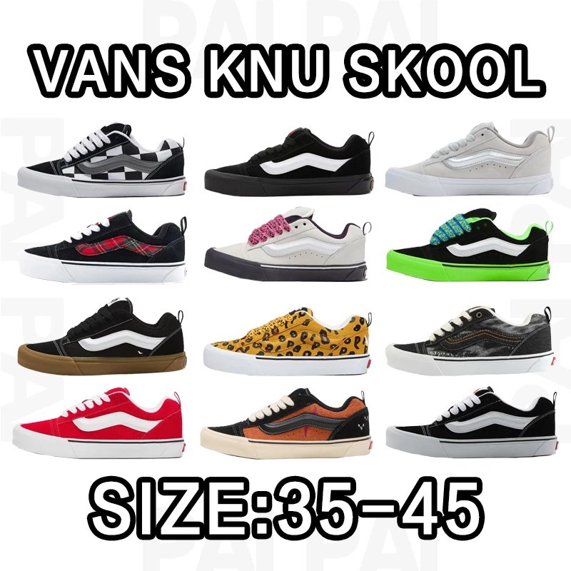 VANS KNU SKOOL Sneakers Men Women Skate Shoes Classic Low Top Casual