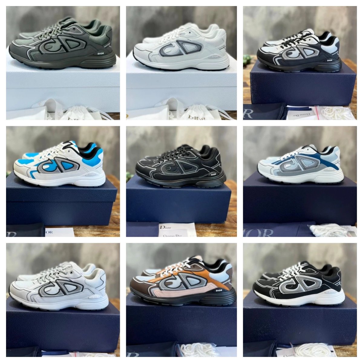 Dior CD Sneakers Fashion Sport Shoes for Men and Women