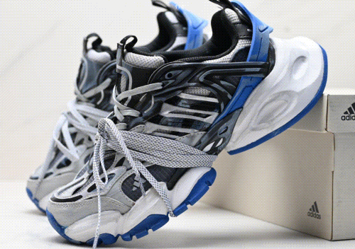 adidas Ozweego Sneakers Men's Running Shoes Blue White Gray