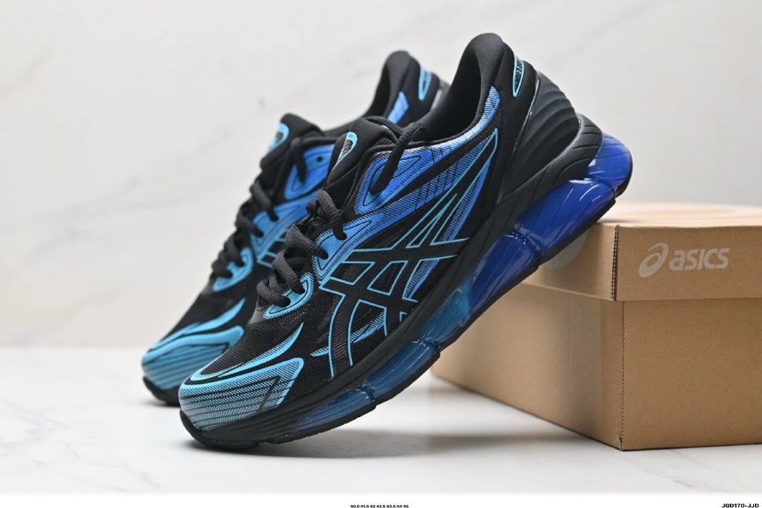 ASICS Gel-Kayano Running Shoes Men's Black Blue