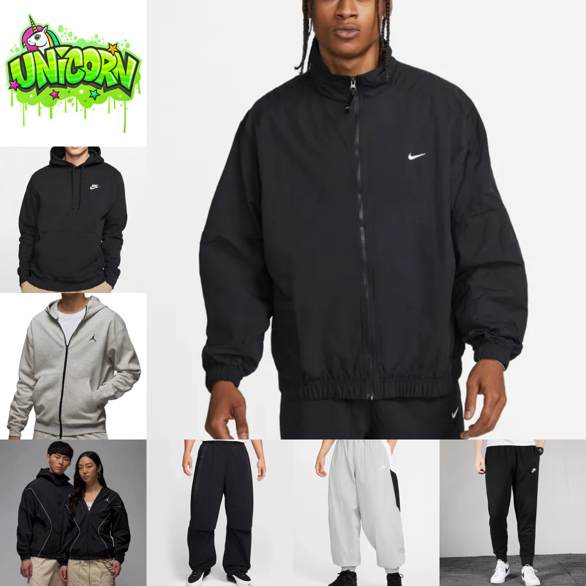 Nike Men's Track Jacket and Hoodie Set