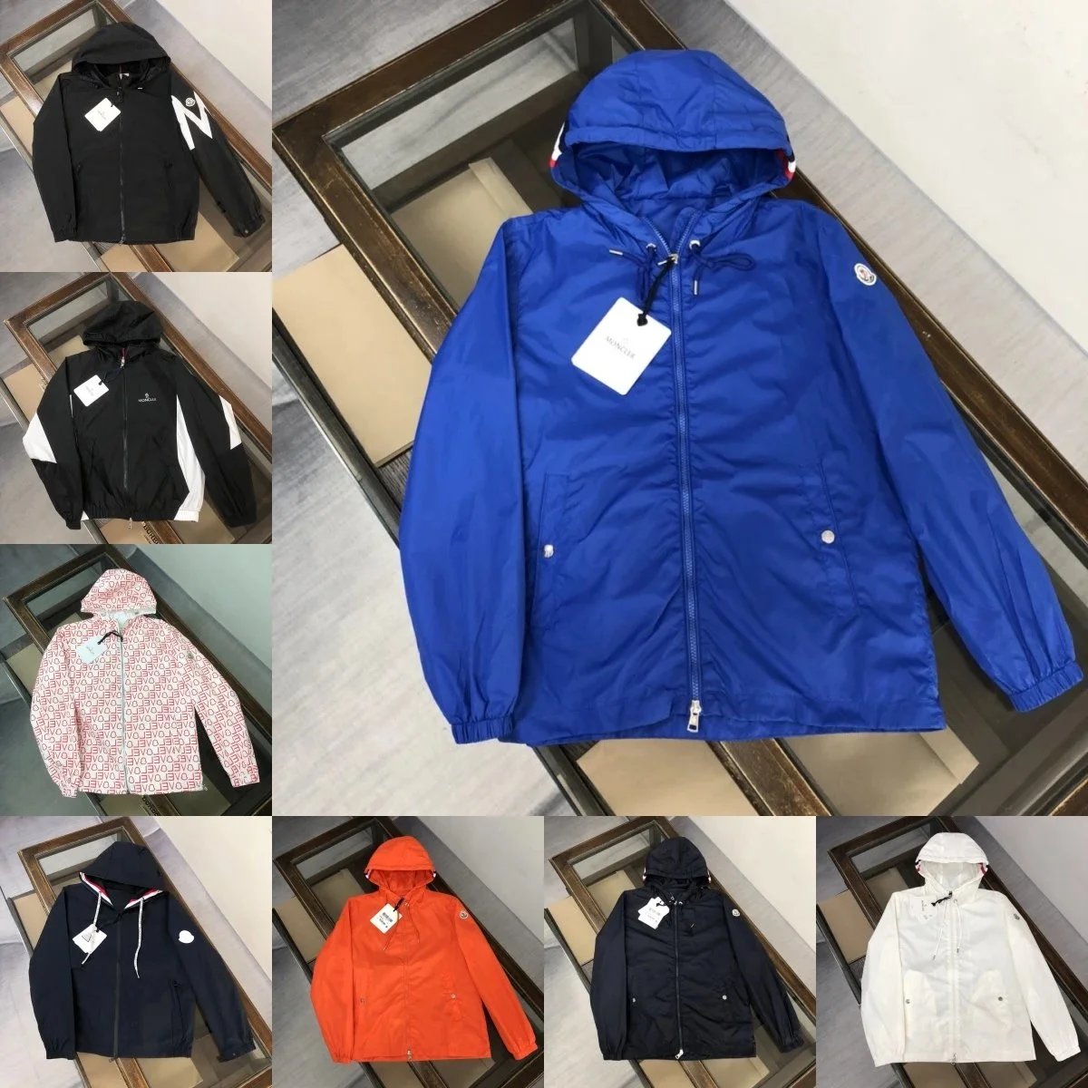 Moncler Hooded Windbreaker Jacket for Men and Women