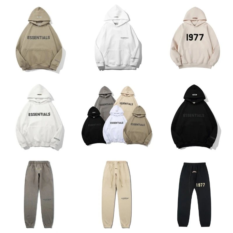 Essentials Hoodies and Sweatpants Collection 1977 Logo
