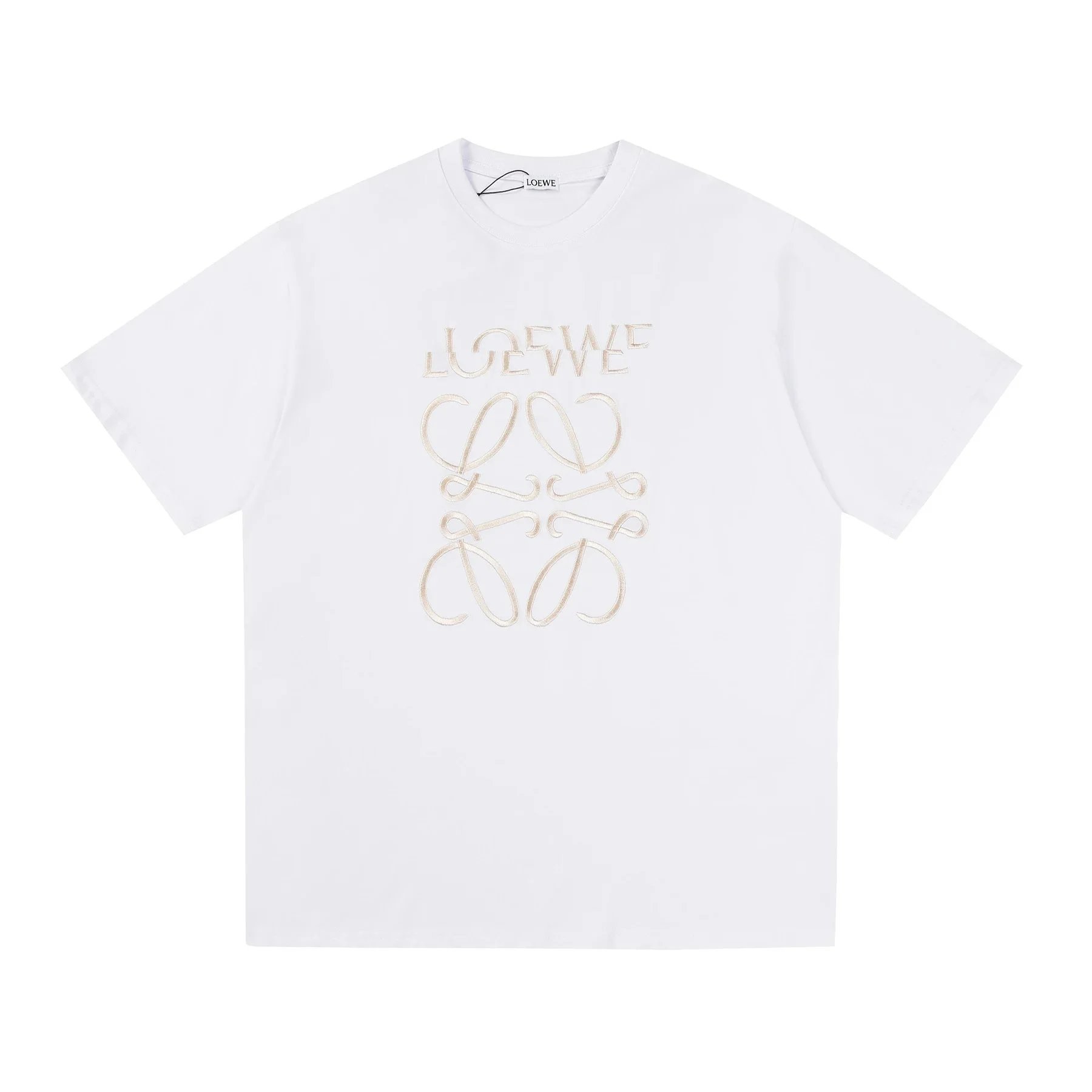 LOEWE Embroidered Logo T-Shirt White