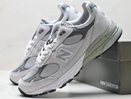 New Balance 990v4 Running Shoes Gray White Men's Sneakers