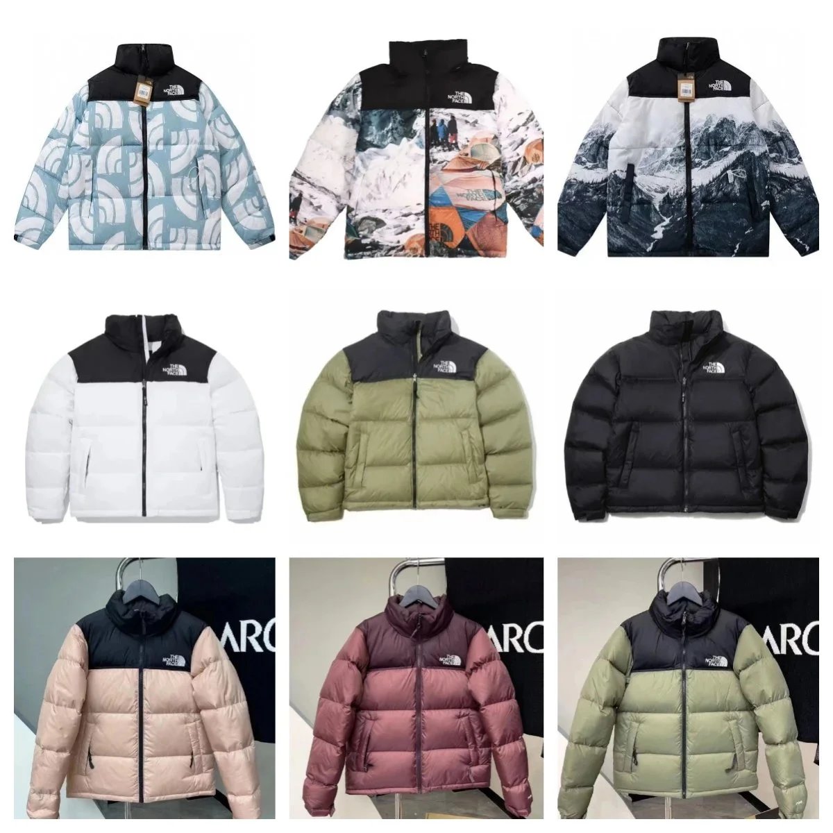The North Face Nuptse Jacket Men's Winter Puffer Coat Outdoor Warm
