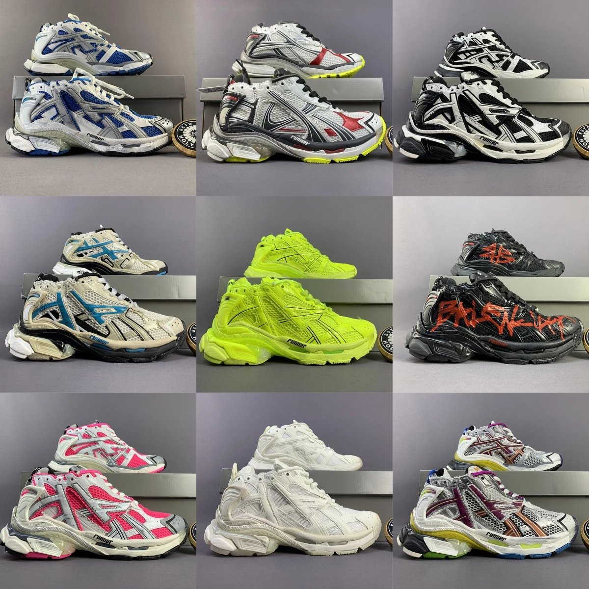 PUMA Thunder Sneakers Retro Running Shoes Men Women Fashion Sport Shoes