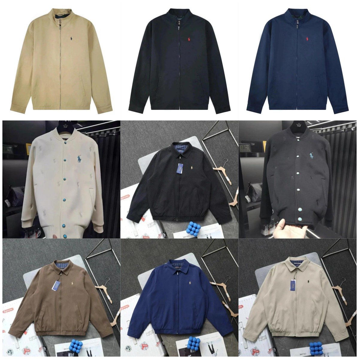 Polo Ralph Lauren Men's Bomber Jacket Zip-Up Casual Outerwear
