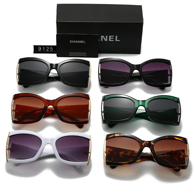 CHANEL 9125 Sunglasses Square Frame Fashion Sun Glasses