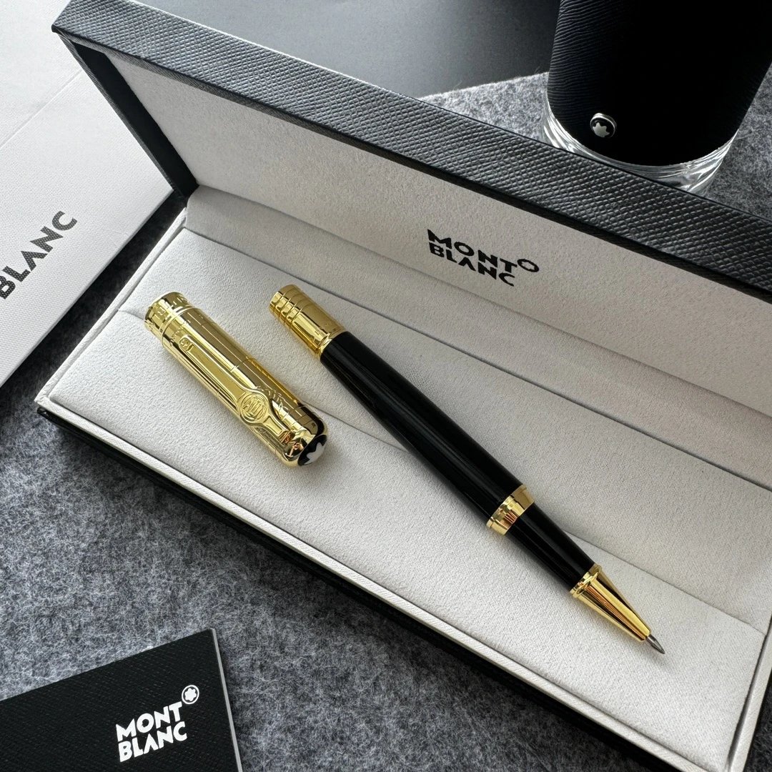 Montblanc Meisterstuck Gold Pen Classic Black and Gold Fountain Pen