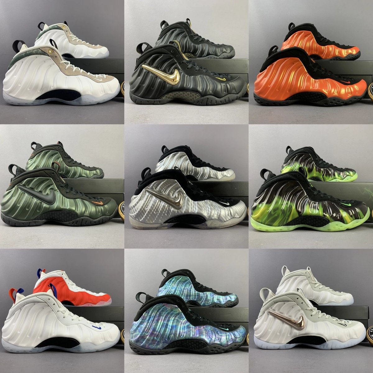Nike Air Foamposite One Sneakers Various Colors
