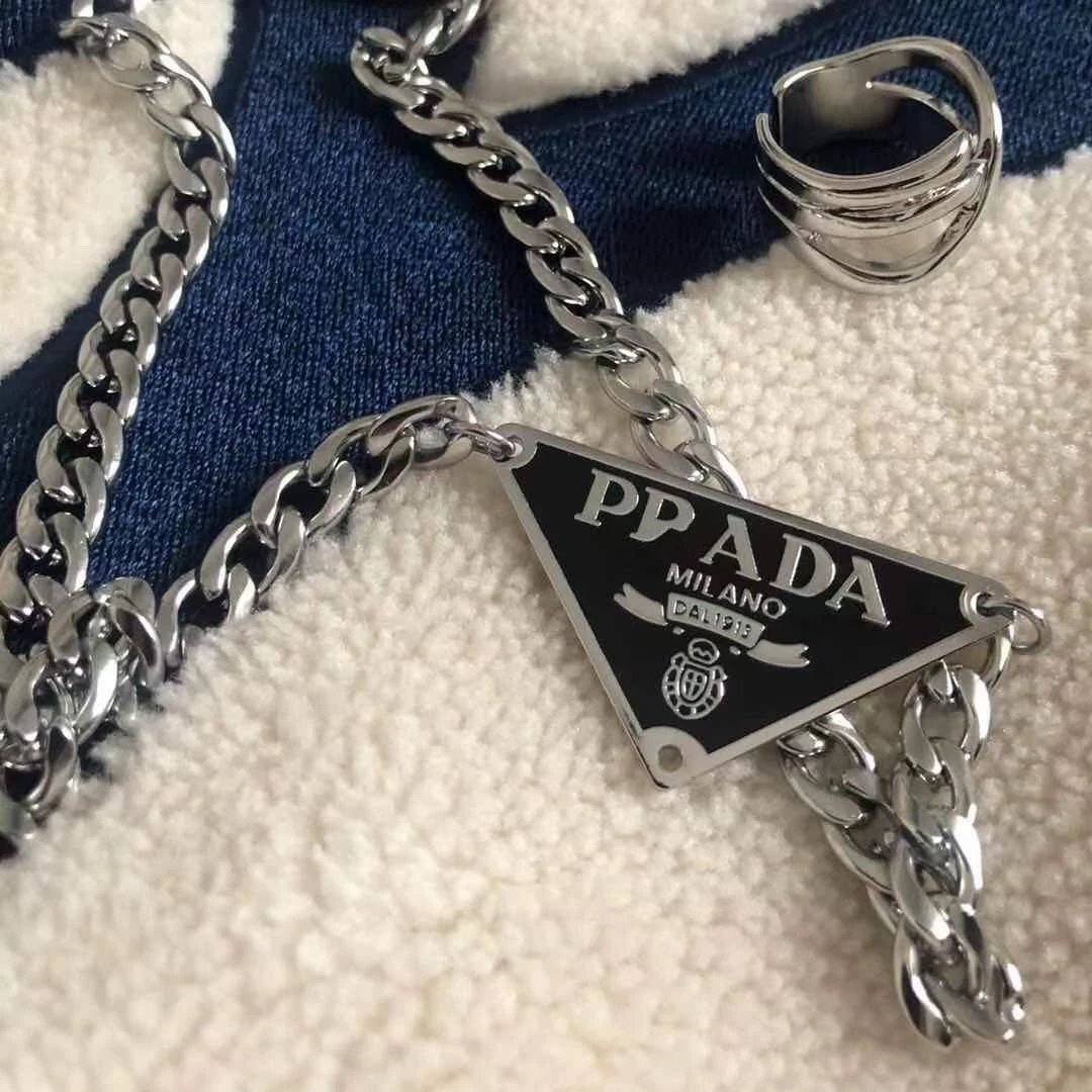 PPADA Milano Chain Necklace with Triangular Pendant