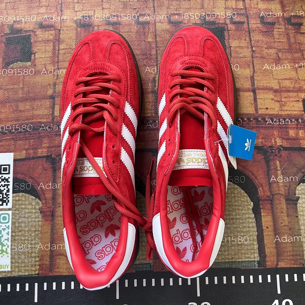 Adidas Samba Red White Sneakers Classic Retro Shoes