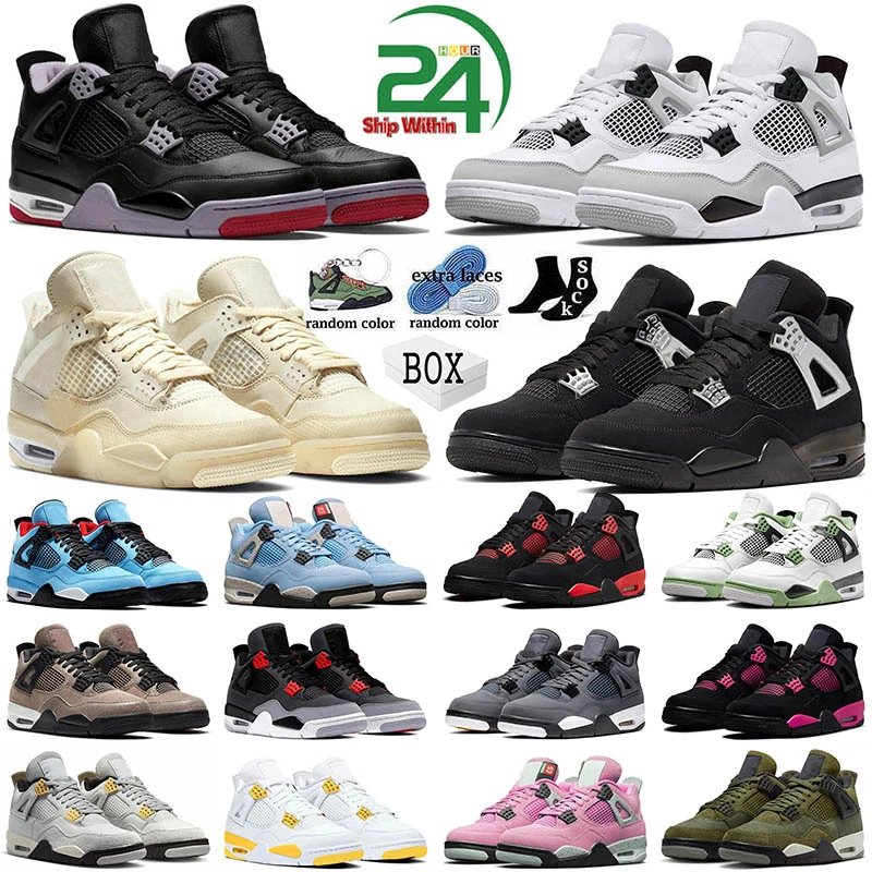 Air Jordan 4 Sneakers Men Women Basketball Shoes Sport Running Trainers