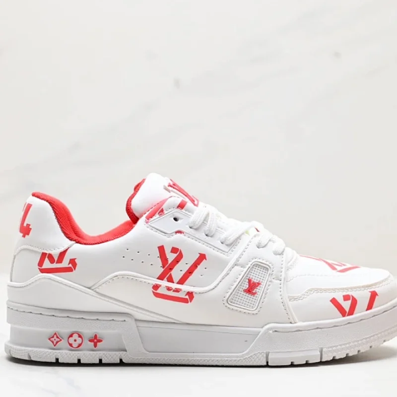 Supra Skytop White Red Sneakers Skate Shoes