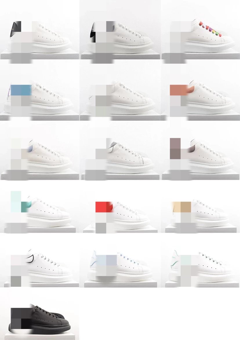 Alexander McQueen White Leather Sneakers for Men and Women