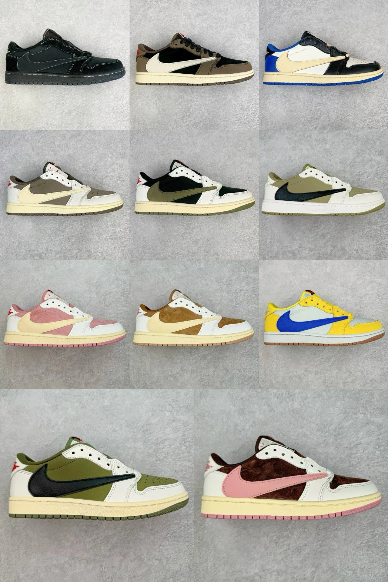 Nike Dunk Low Sneakers Various Colors and Styles