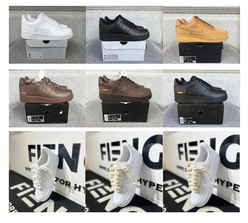 Nike Air Force 1 Low Supreme Collaboration Sneakers