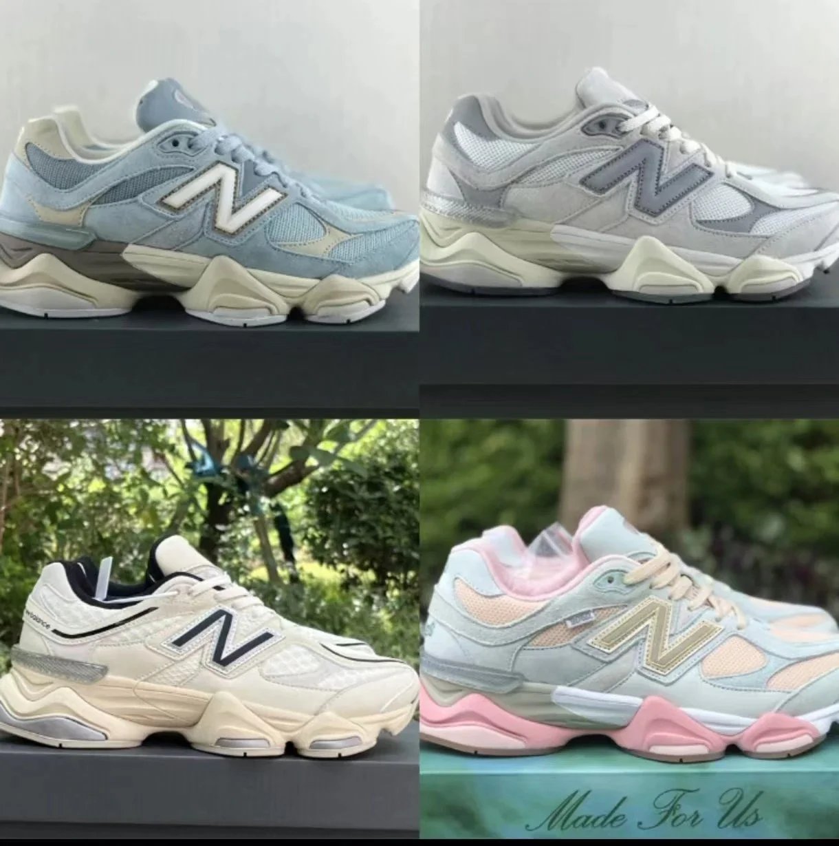 New Balance 9060 Sneakers Women's Fashion Running Shoes