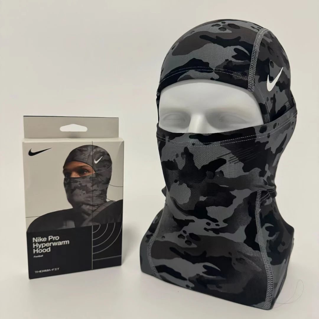 Nike Pro Hyperwarm Hood Camouflage Football Headwear
