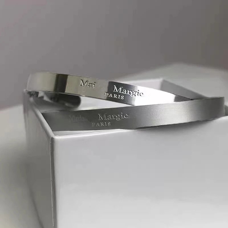 Personalized Silver Bangle Bracelet for Women - Elegant Minimalist Jewelry