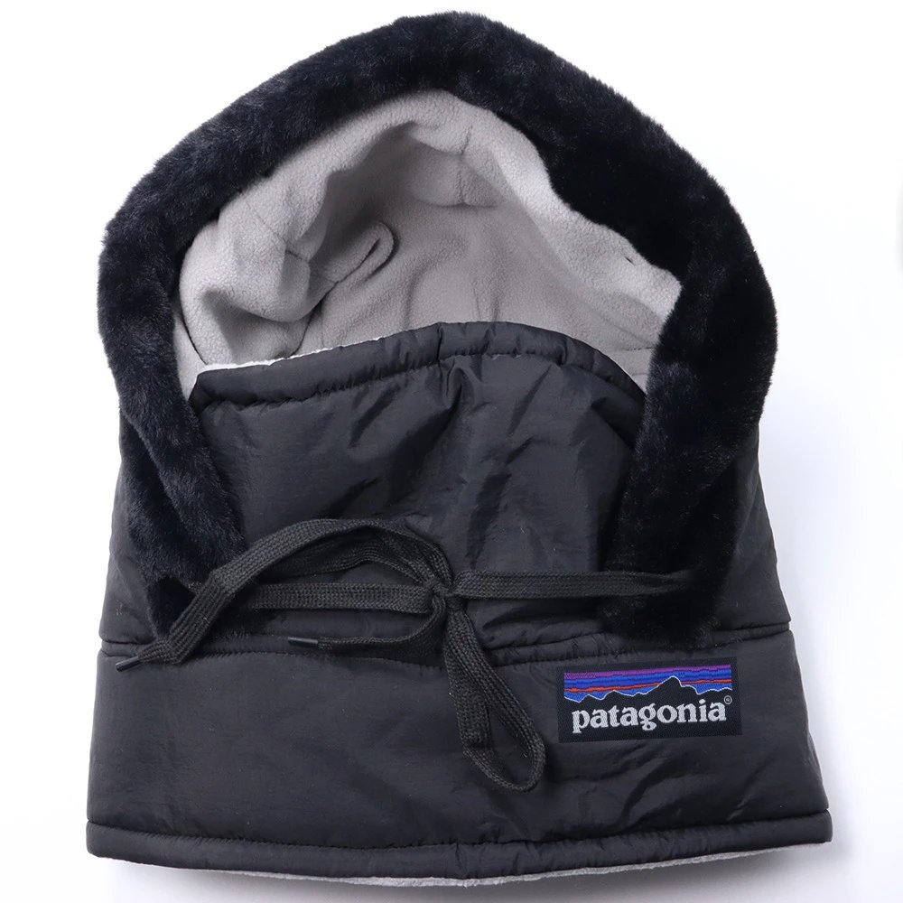 Patagonia Black Insulated Neck Gaiter with Fleece Lining