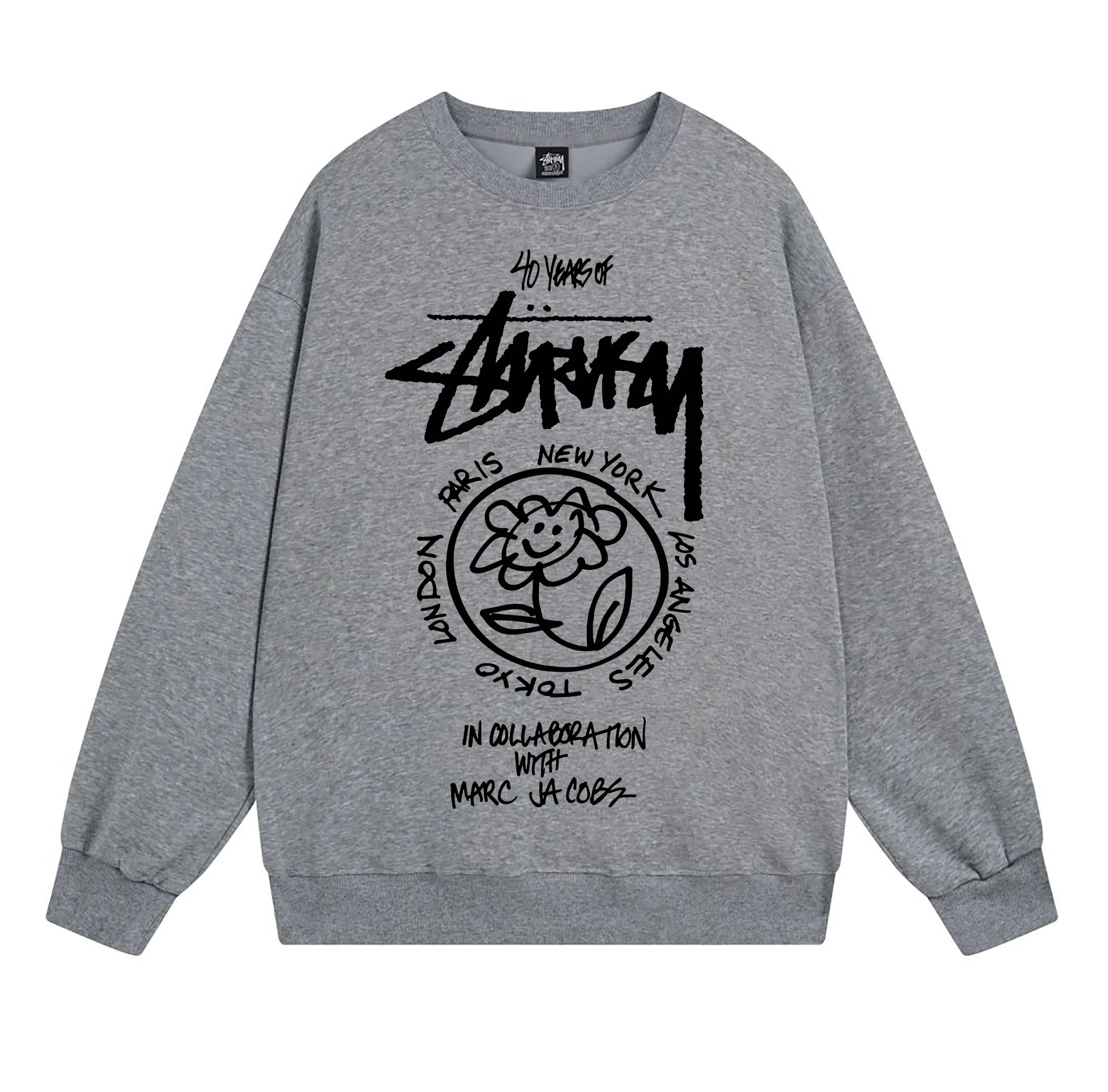 Stussy x Marc Jacobs 40 Years Collaboration Crewneck Sweatshirt