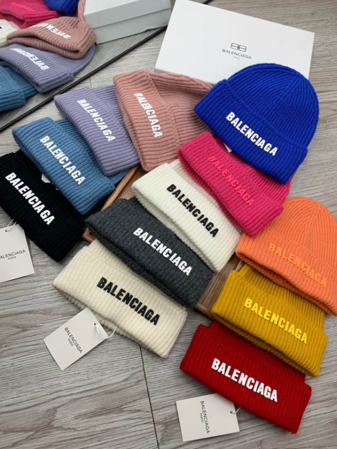 Balenciaga Knit Beanie Hat in Multiple Colors
