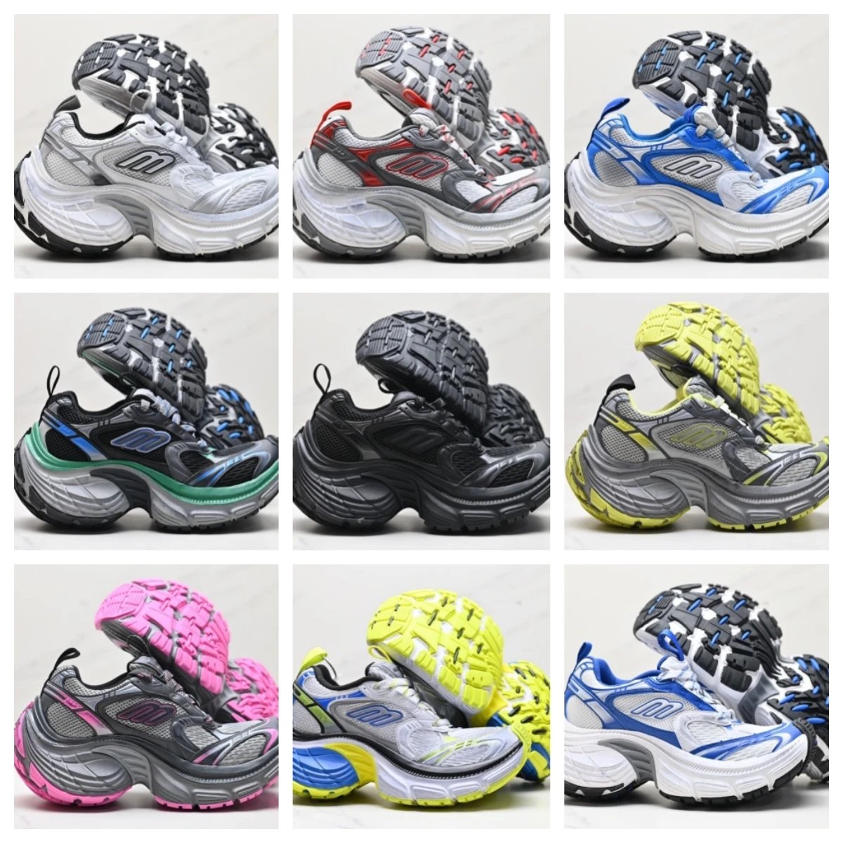M Brand Chunky Sneakers for Men and Women Fashion Sport Shoes