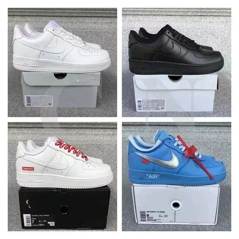 Nike Air Force 1 Low Supreme Collaboration Sneakers