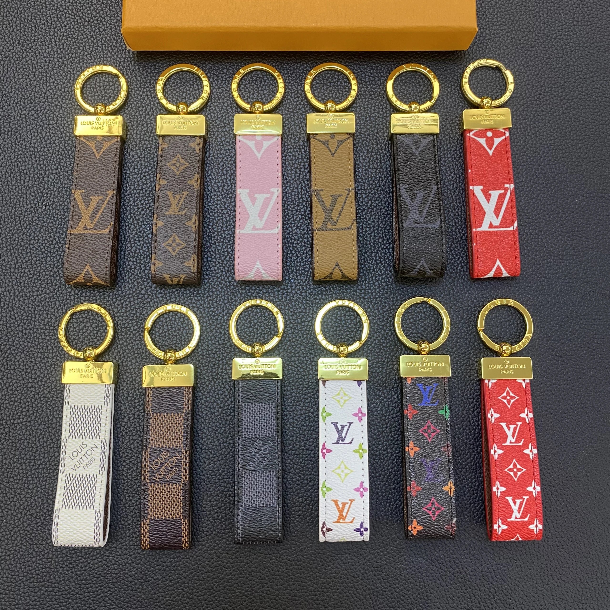 Louis Vuitton Monogram Key Holders with Gold Hardware