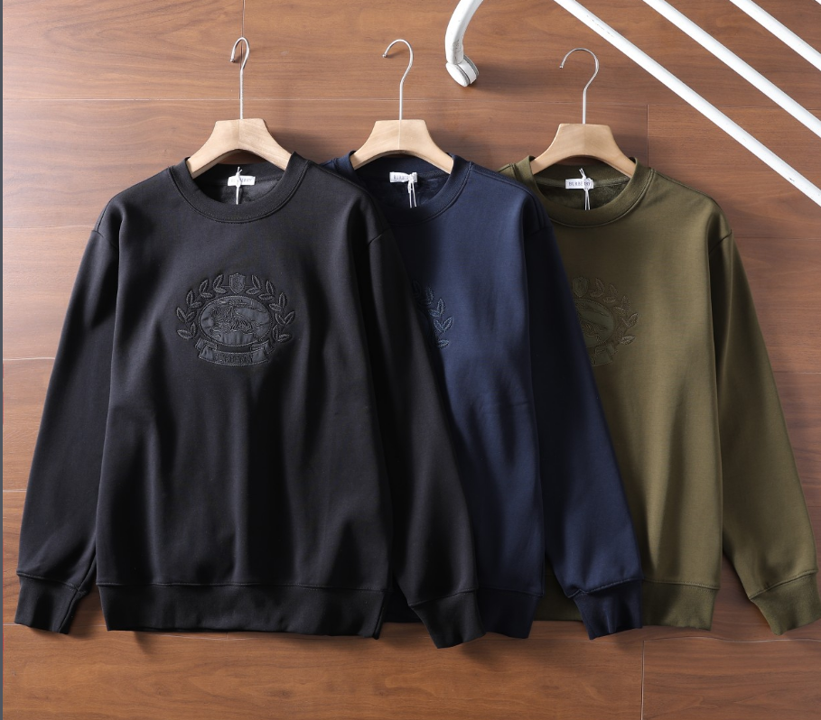 Embroidered Crewneck Sweatshirt for Men and Women