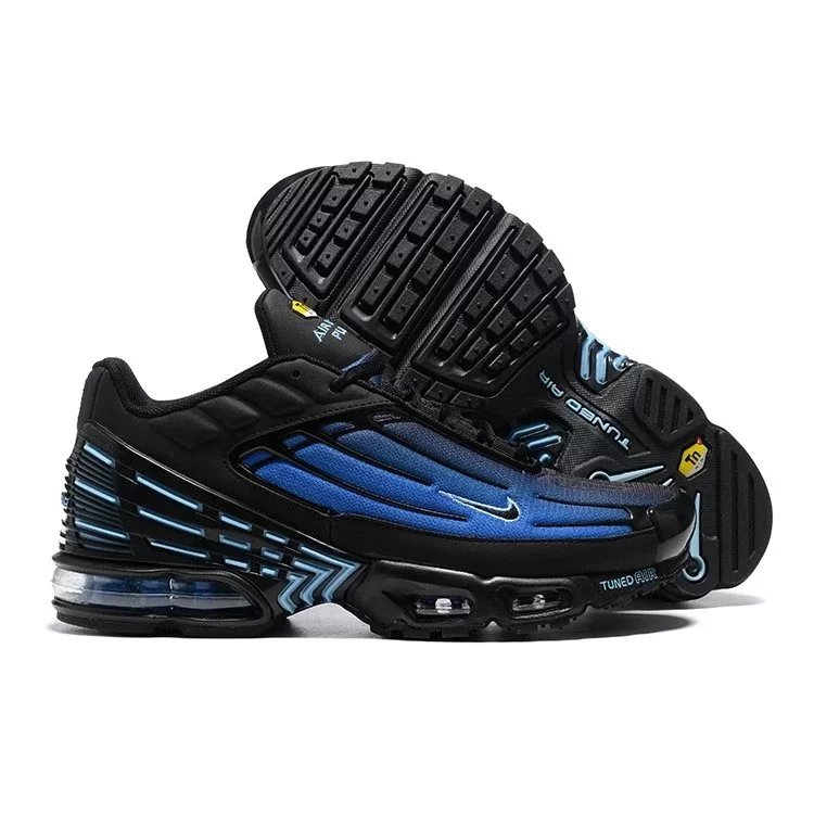 Nike Air Max TN Black Blue Running Shoes Men's Sneakers