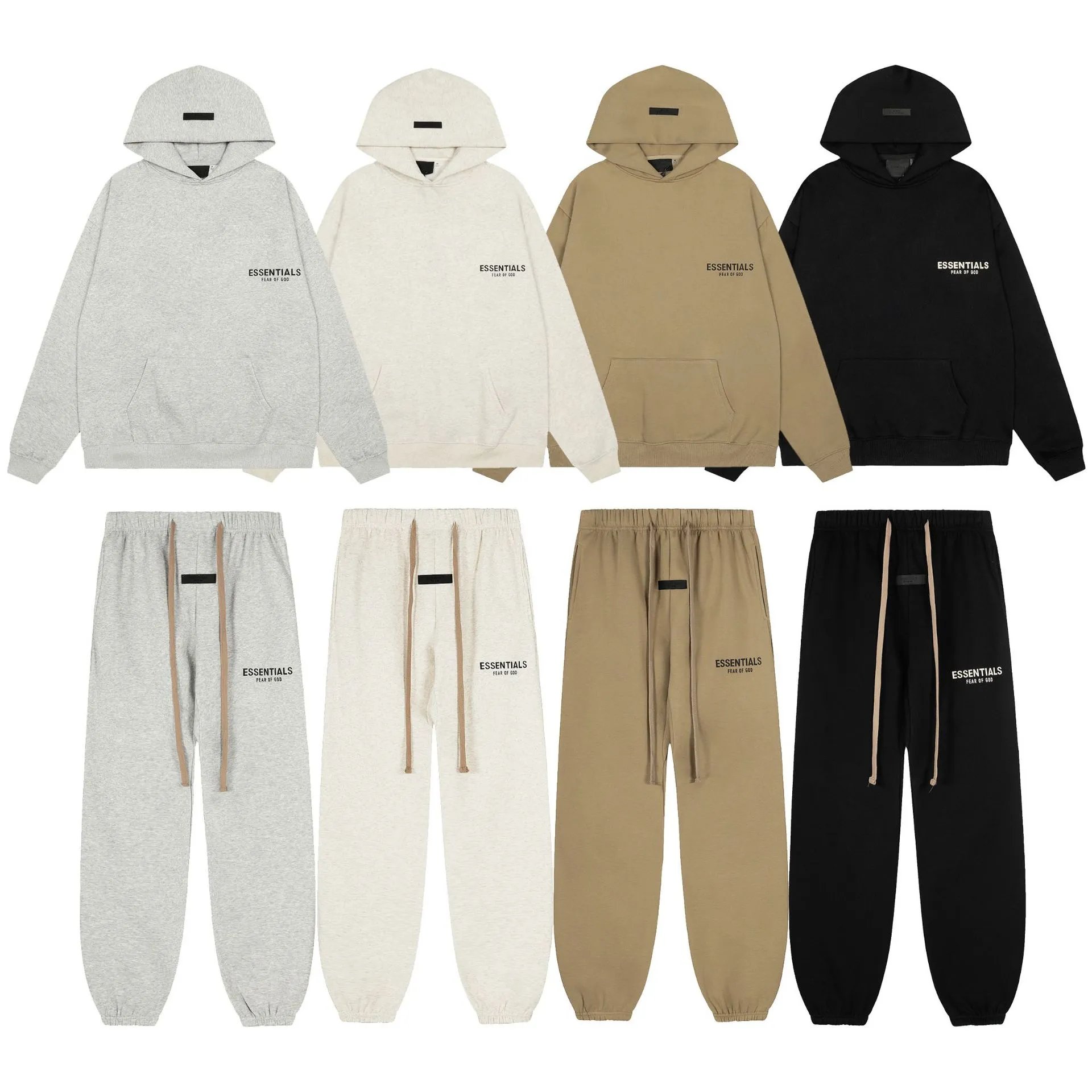 Essentials Hoodie and Pants Set for Men and Women