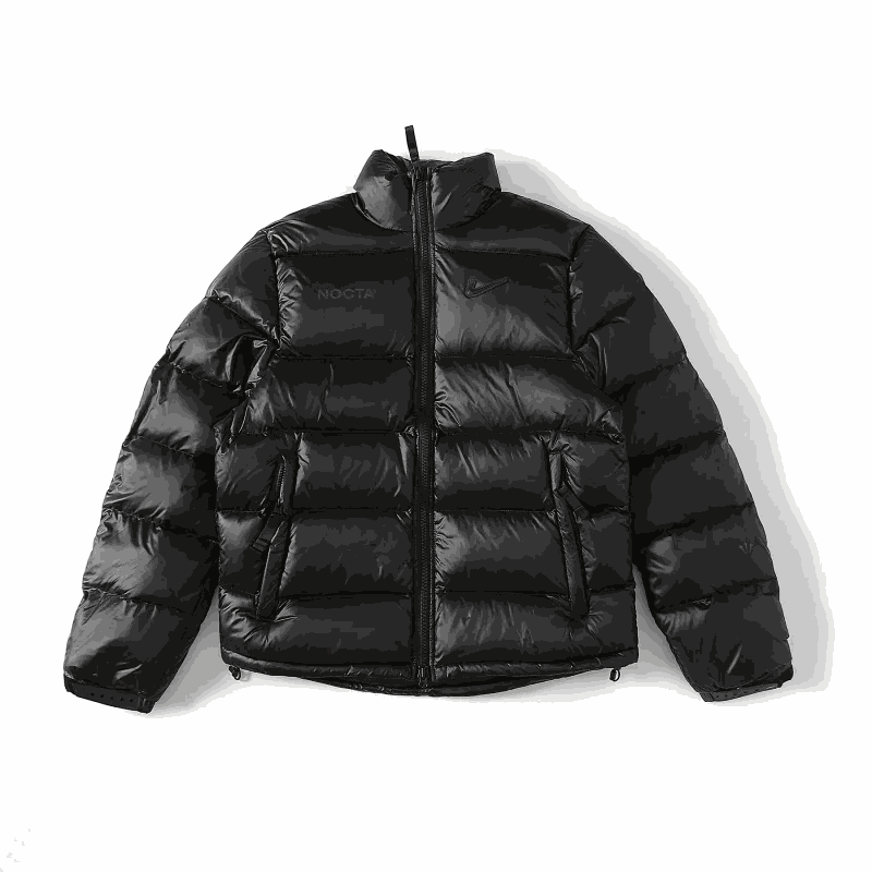 NOCTA Black Puffer Jacket Men's Winter Warm Coat