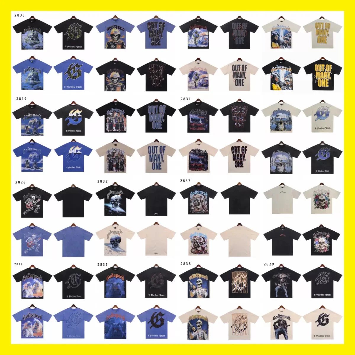Godspeed T-Shirts Collection Out of Many One Design