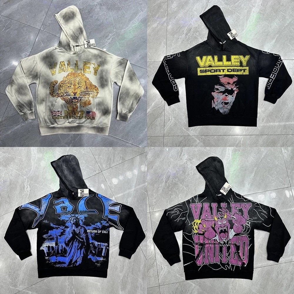 VALLEY Sport Dept Hoodie Streetwear Graphic Sweatshirt