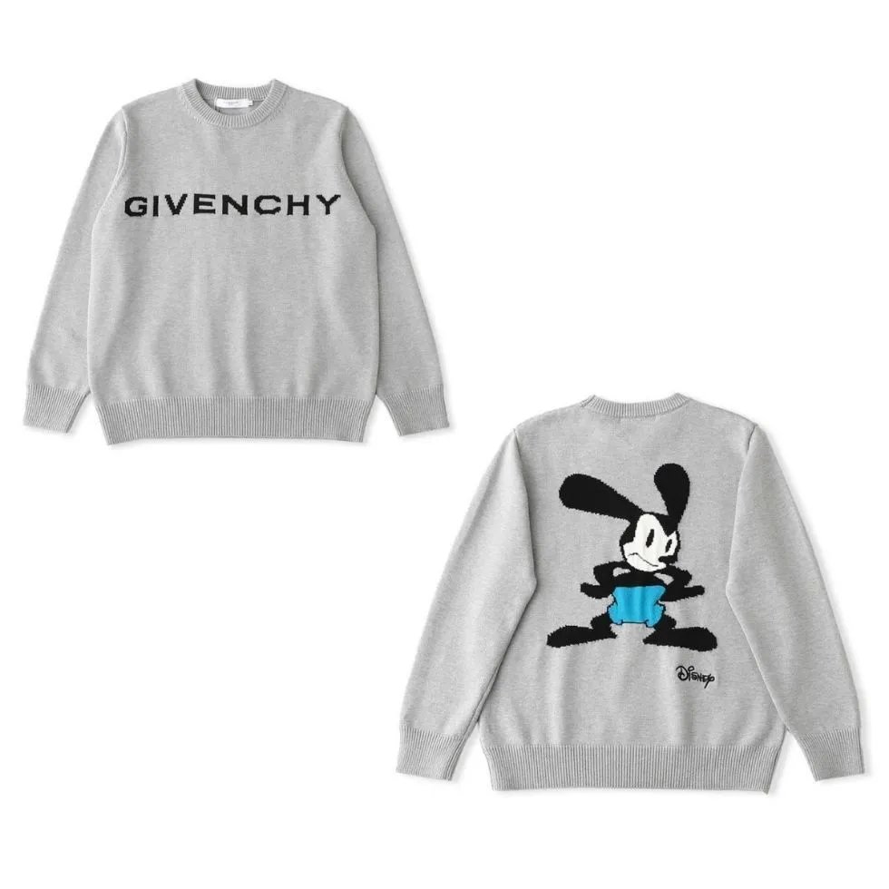Givenchy x Disney Mickey Mouse Knit Sweater Gray