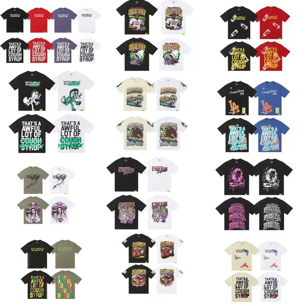 Cough Syrup T-Shirts Collection - Streetwear Fashion