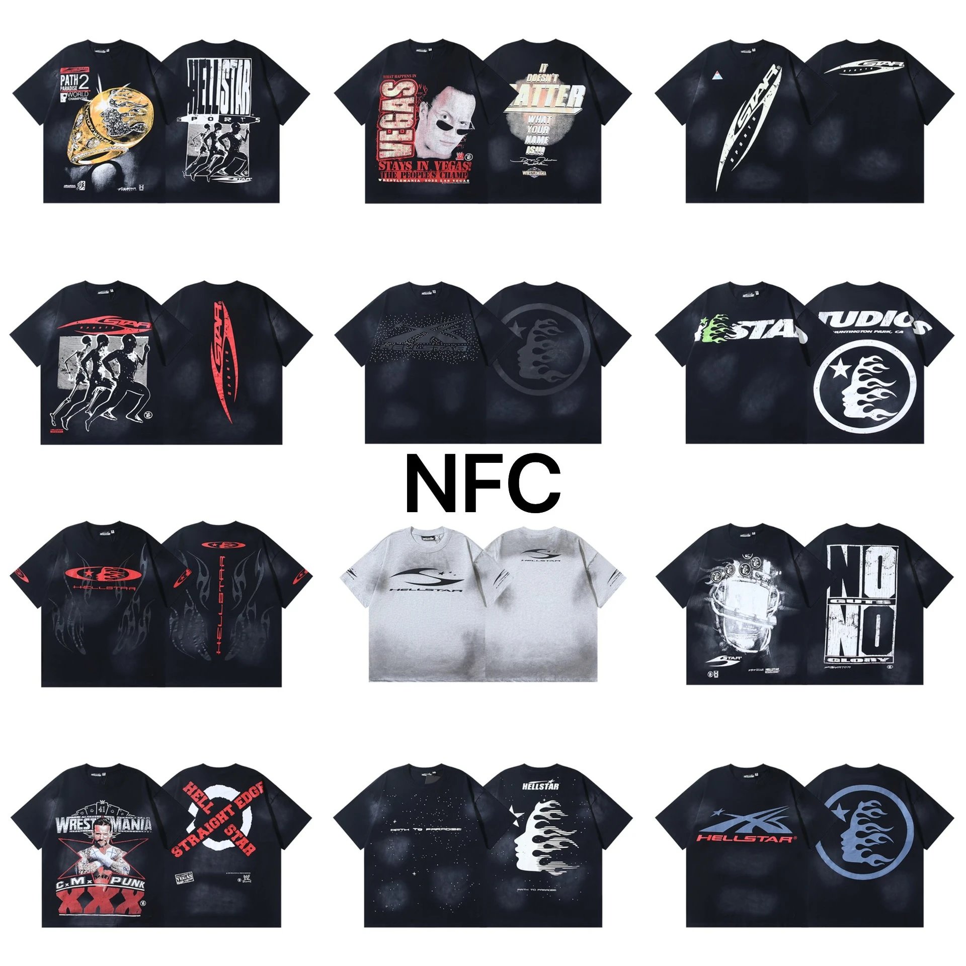 Hellstar T-Shirts Collection NFC Limited Edition Graphic Tees
