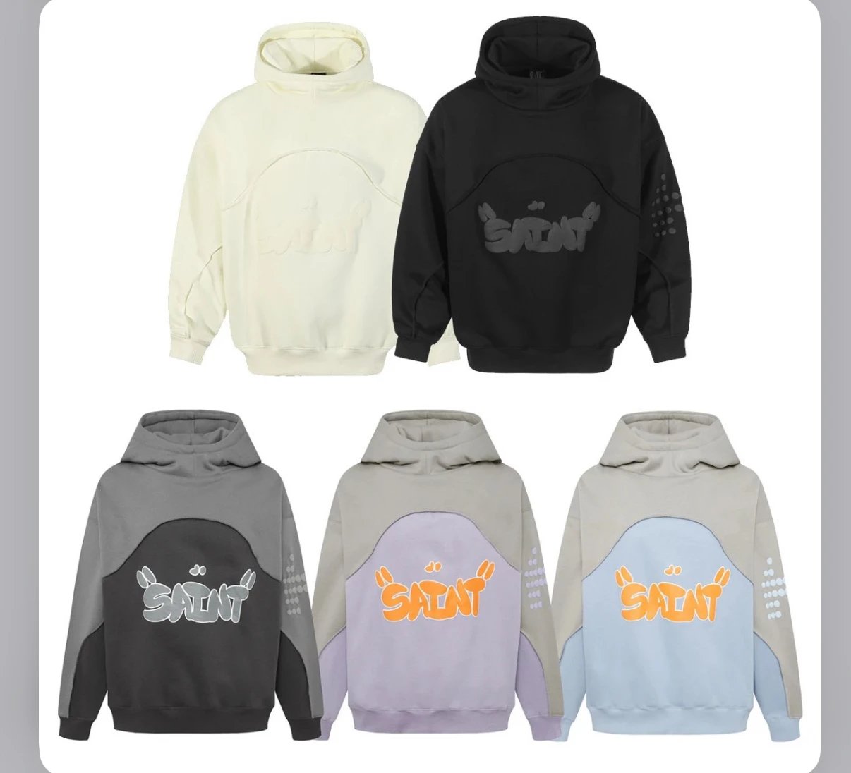 SAINT Hoodie Sweatshirt Unisex Oversized Streetwear Fashion Hooded Pullover