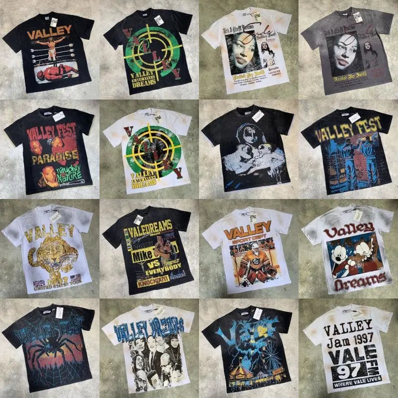 Valley T-Shirts Collection Vintage Rock Concert Tees