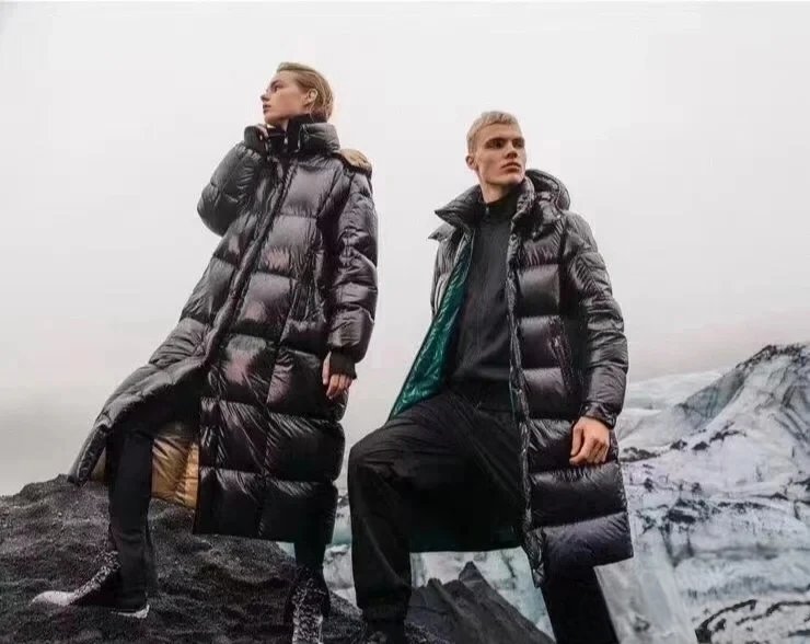 Moncler Long Down Jacket for Men and Women