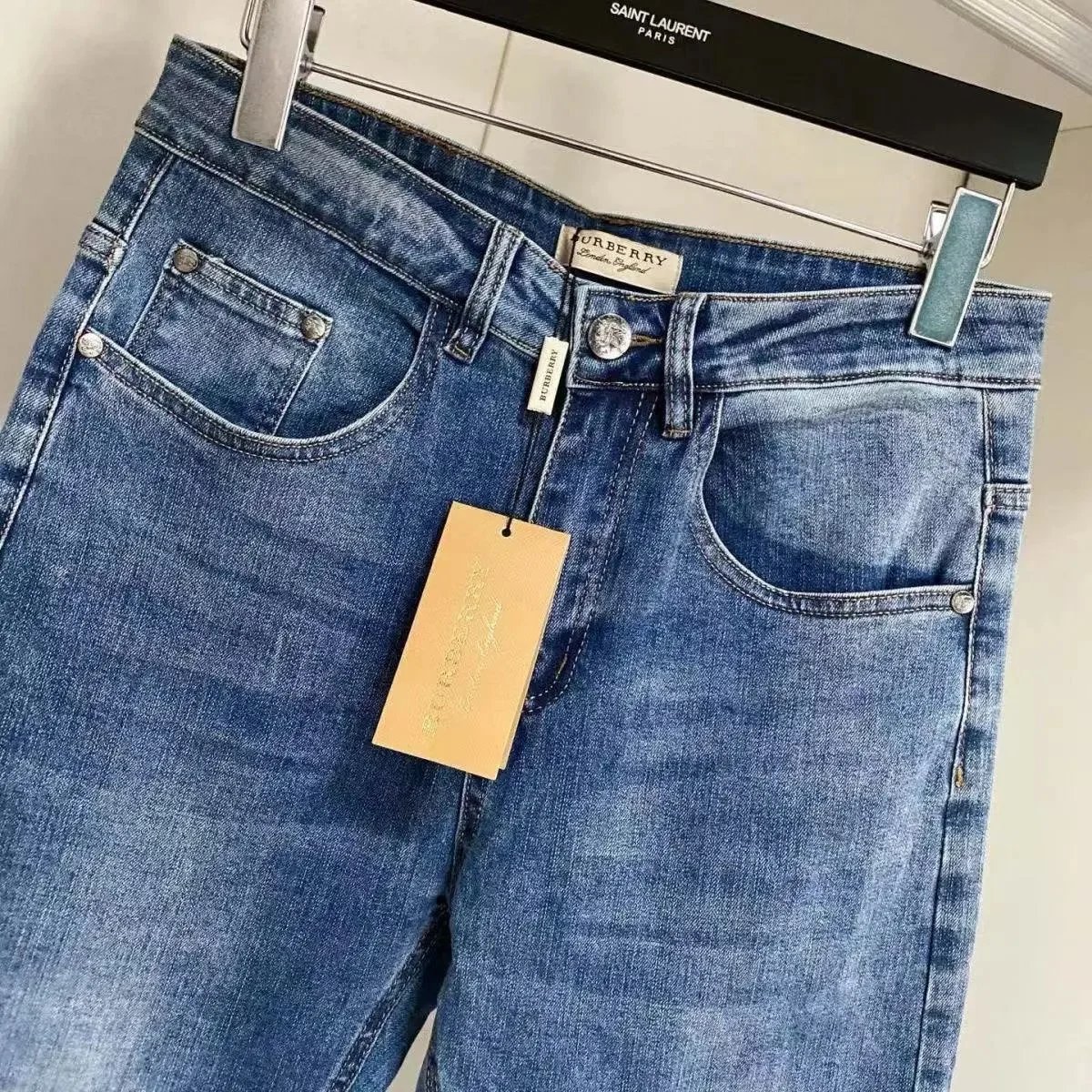 Burberry Blue Denim Jeans for Women