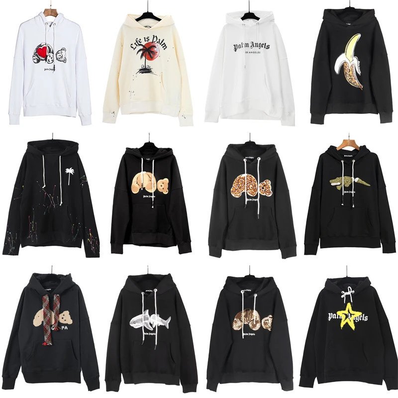 Palm Angels Hoodies Sweatshirts Men Women Streetwear Fashion