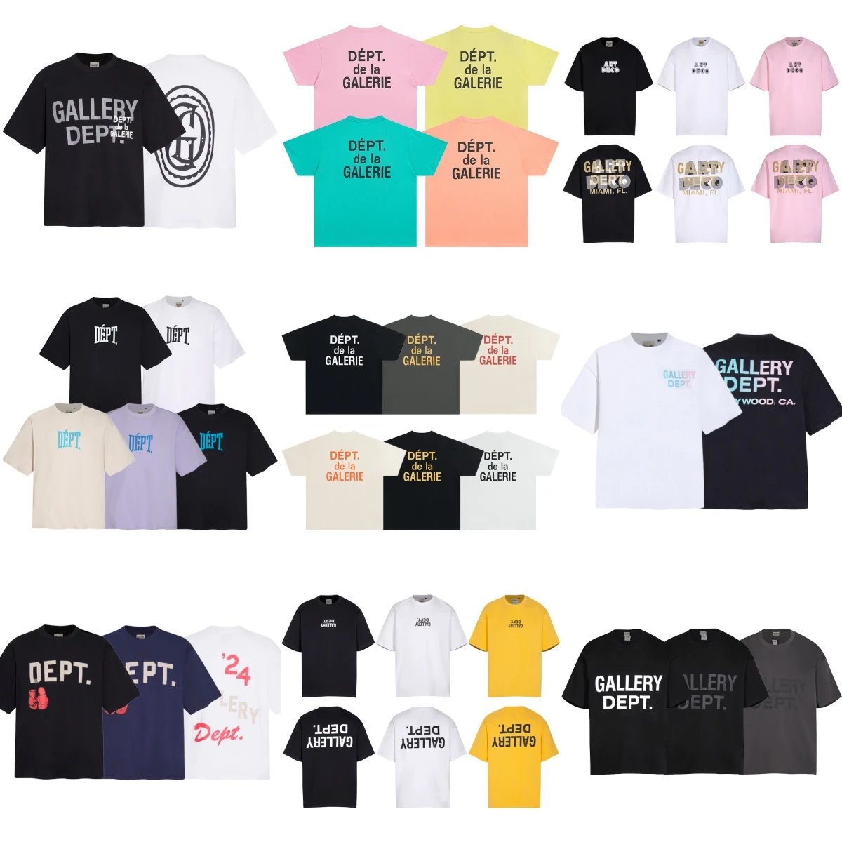 Gallery Dept T-Shirts Collection - DEPT. de la GALERIE Designs