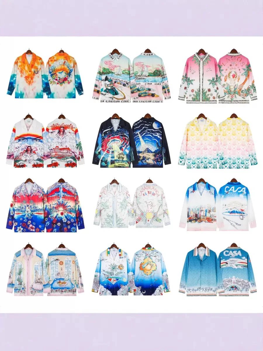 CASA Artistic Printed Men's Hawaiian Shirts