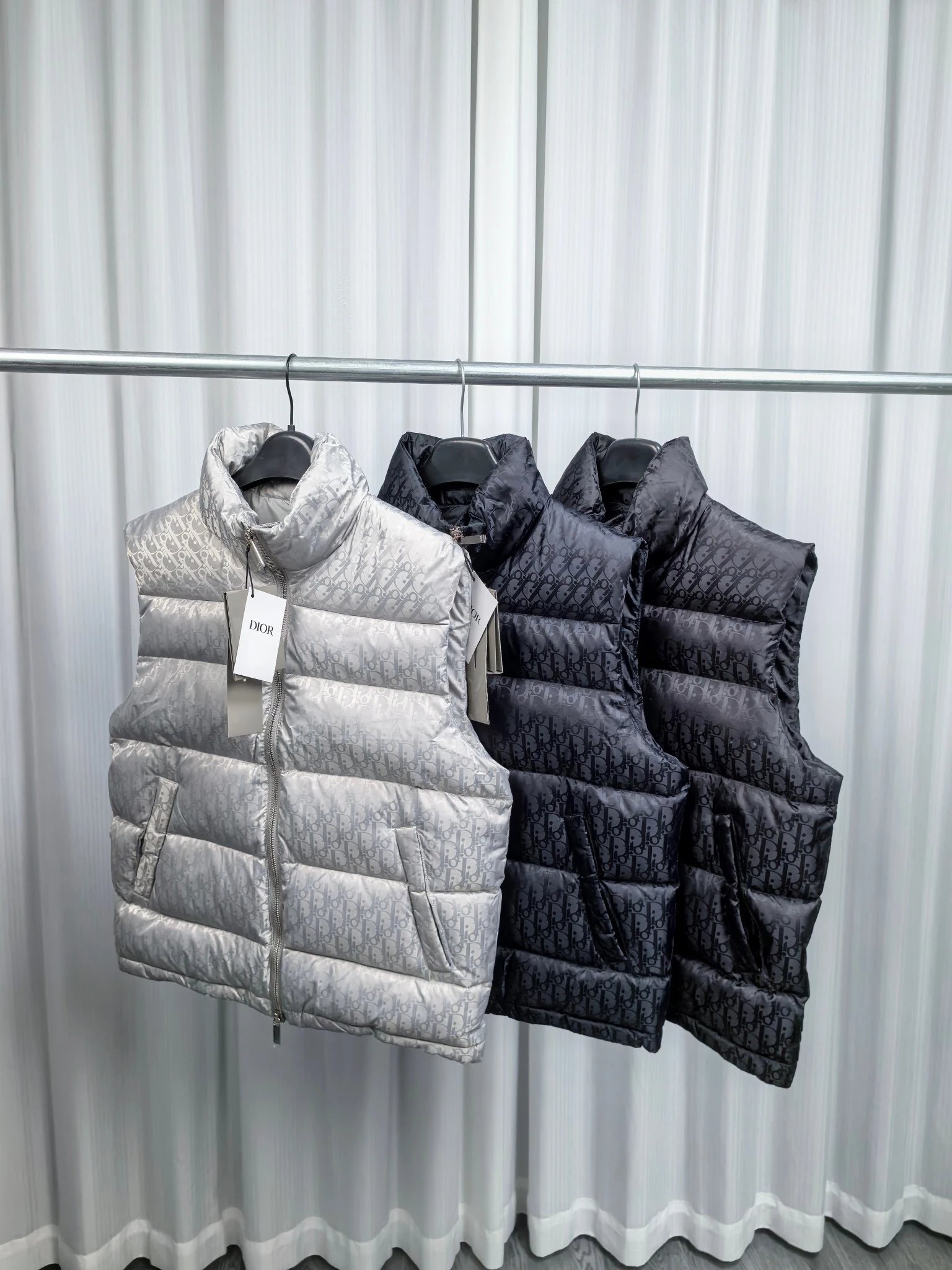 Dior Monogram Quilted Down Vest