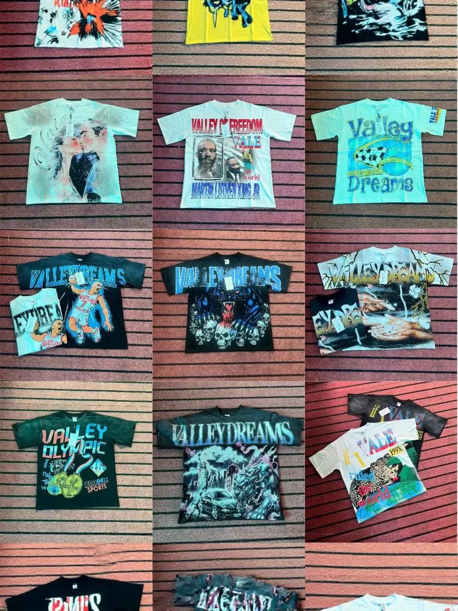 Valley Dreams T-Shirts Collection Vintage Graphic Tees
